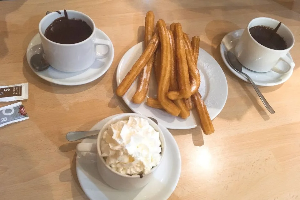 Traditional Spanish breakfast