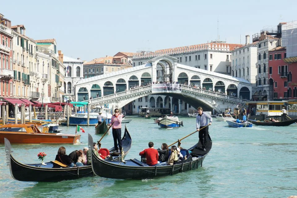 You can't throw a stone in Venice without hitting a gondola