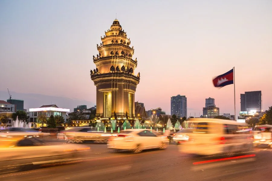 Phnom Penh, the capital city of Cambodia