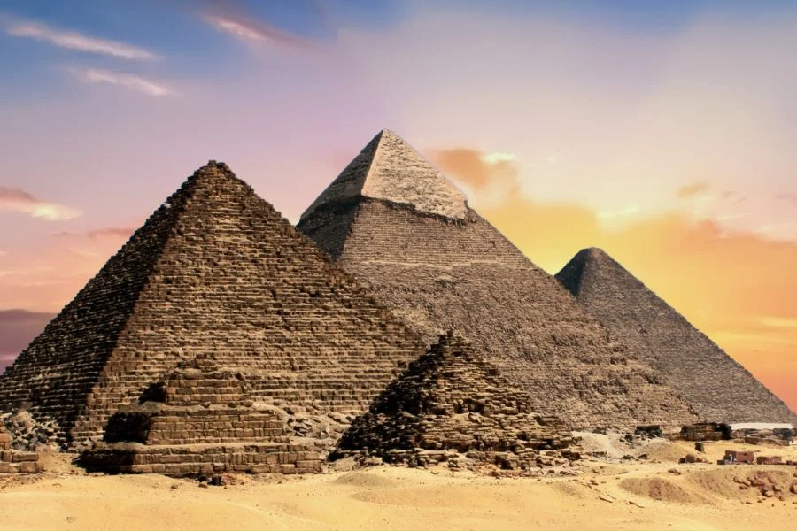 One of the Seven Wonders of the Ancient World is the three pyramids that hold the tombs of ancient pharaohs