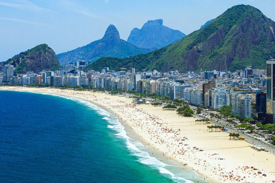 Copacabana beach is one of the world's most famous beaches