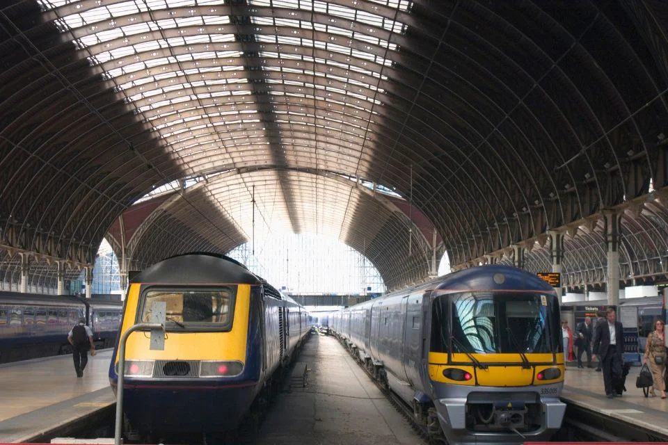 The train from York to London usually takes roughly two h, 13m